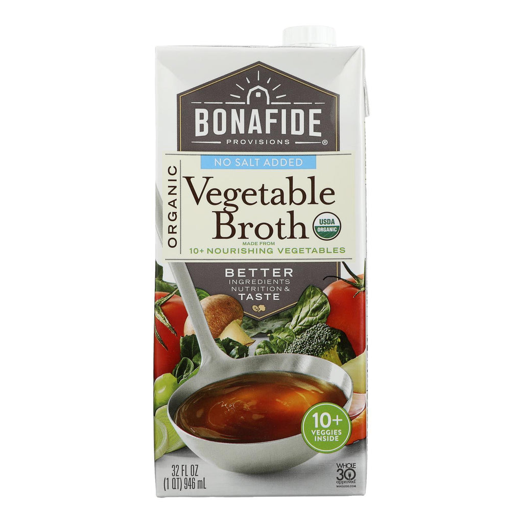 Organic Vegetable Broth 32 fl oz (Pack of 6) I8187