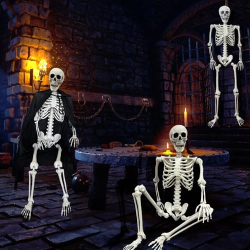 5.4Ft Life Size Posable Skeleton E4997