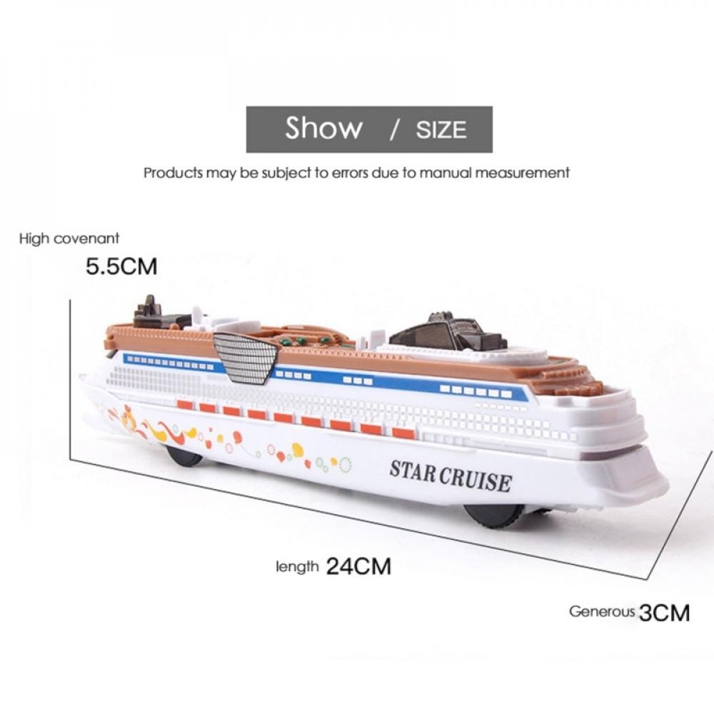 Aircraft Carrier Ship Model Collection Vehicle With Sound And Light Developmental Toy T8785