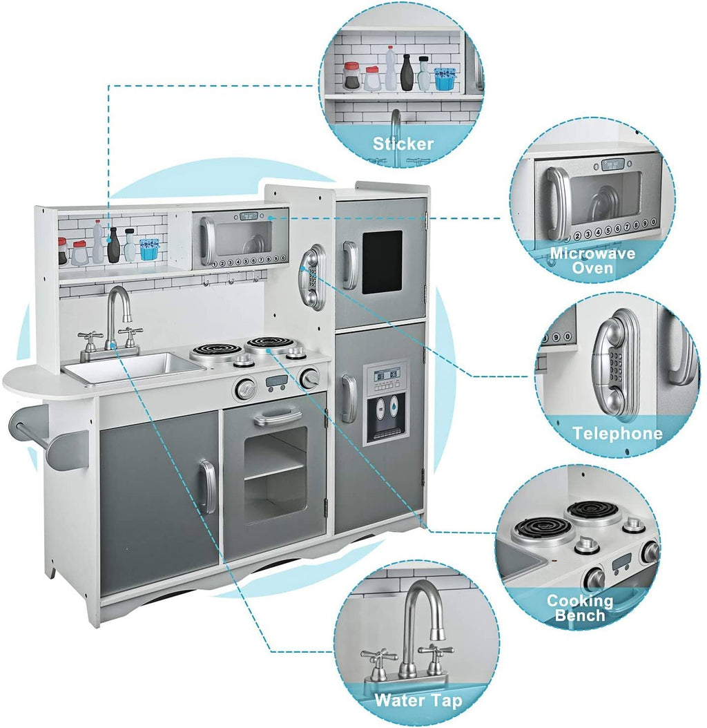 Toy Kitchen Set with Ice Maker and Removable Sink J36328