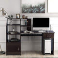 Computer Desk with Cabinet and Storage Drawer F121368