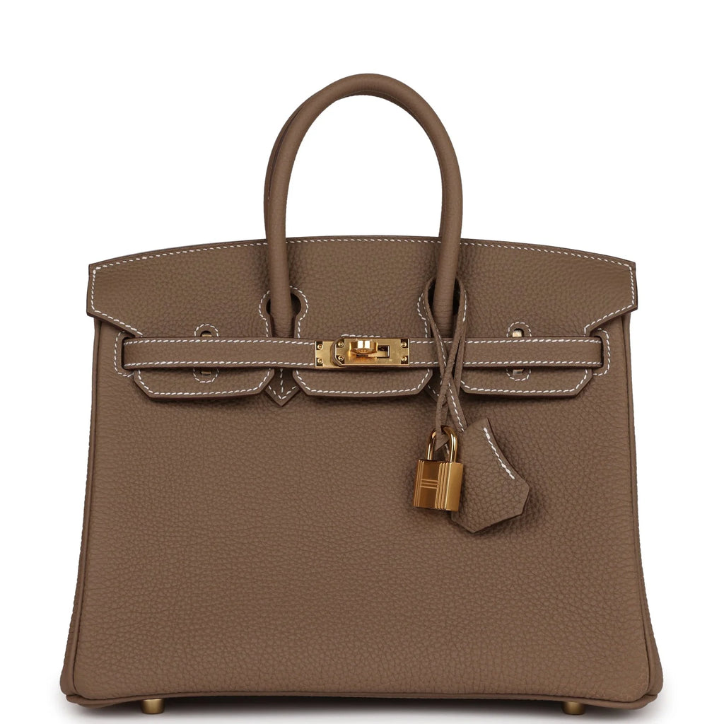 Birkin 25 Etoupe Togo Gold Hardware K393766