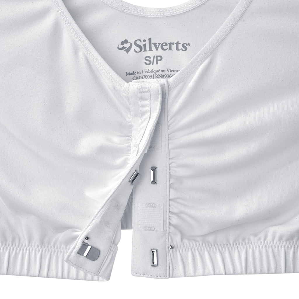 White Adaptive Front Closure Bra J36662