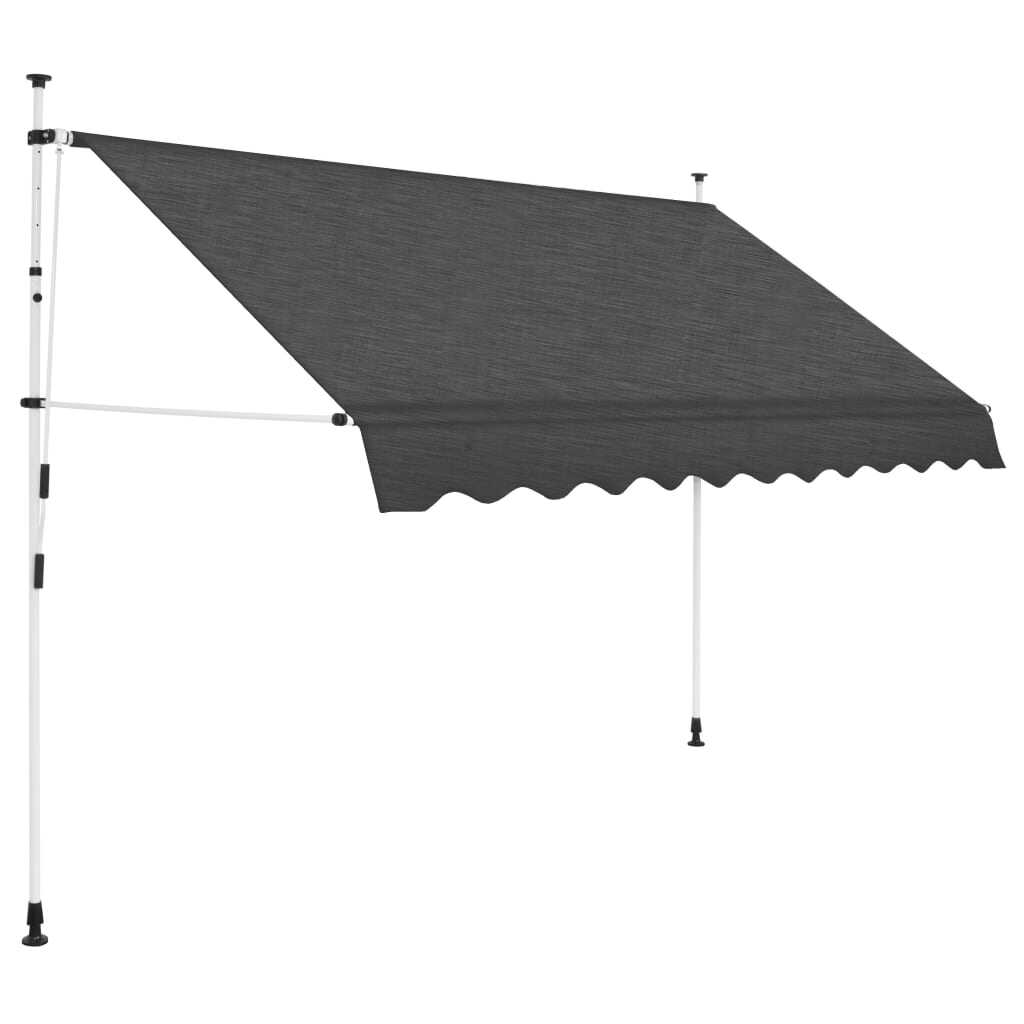 Patio Balcony Manual Shelter with Adjustable Versatile 98.4" X37363