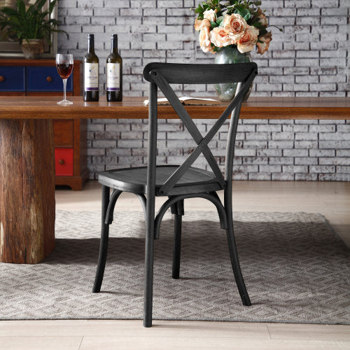 Resin Dining Side Chair Set of 4 U74348