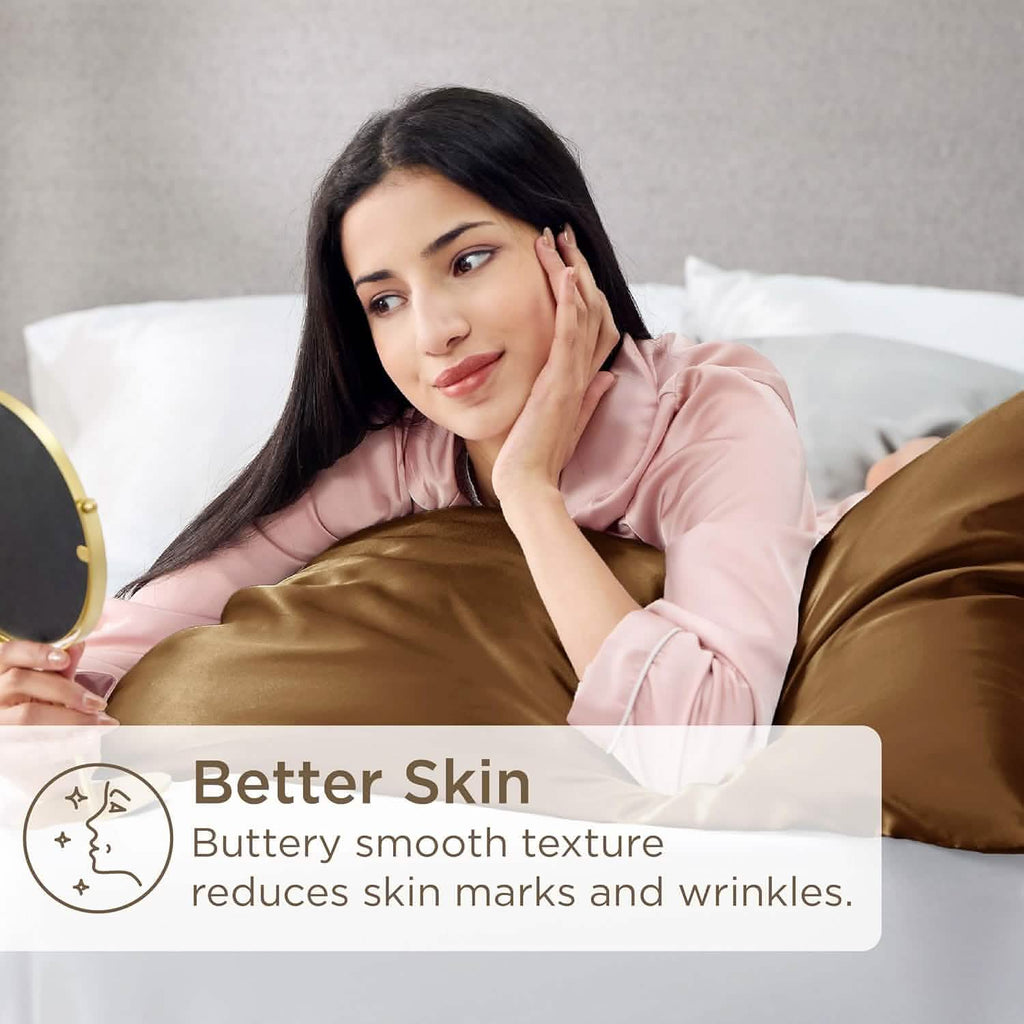 Solid Satin Pillowcase V551