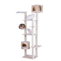89-Inch Seven Levels Real Wood Cat Tree J5819