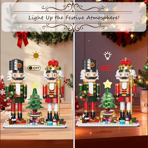 Christmas Nutcracker Building Set with Light 797PCS A9428