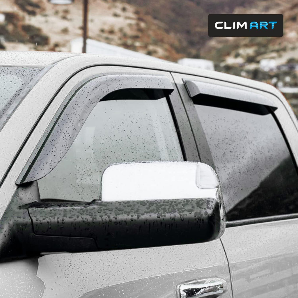 4pcs Dark Smoke Tape-on Window Deflectors H352060