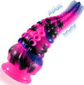 8.7inch Silicone G Spot Vibrator with 10 Vibration Modes Q11253
