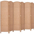 6 Panel 6ft Folding Privacy Screen L3936