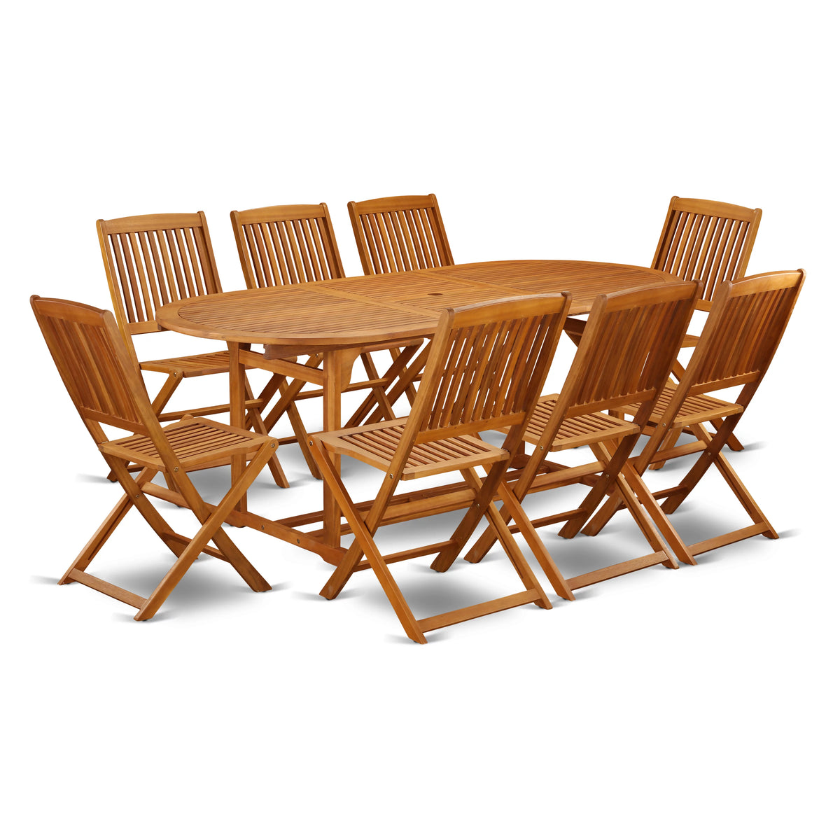 9-piece Wood Outdoor Set V15275