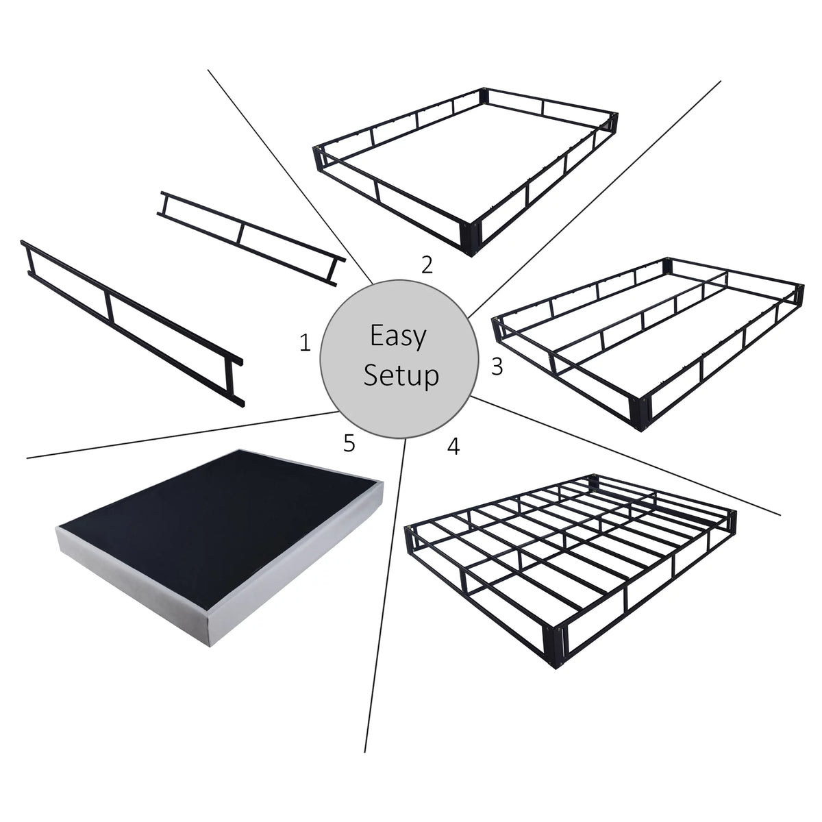 8" Queen Metal Box Spring P975415