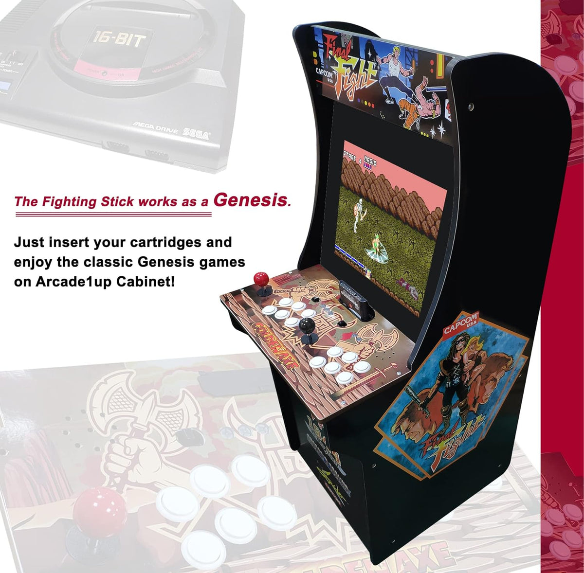 Gaming Fighting Stick for Arcade1Up Cabinet A732