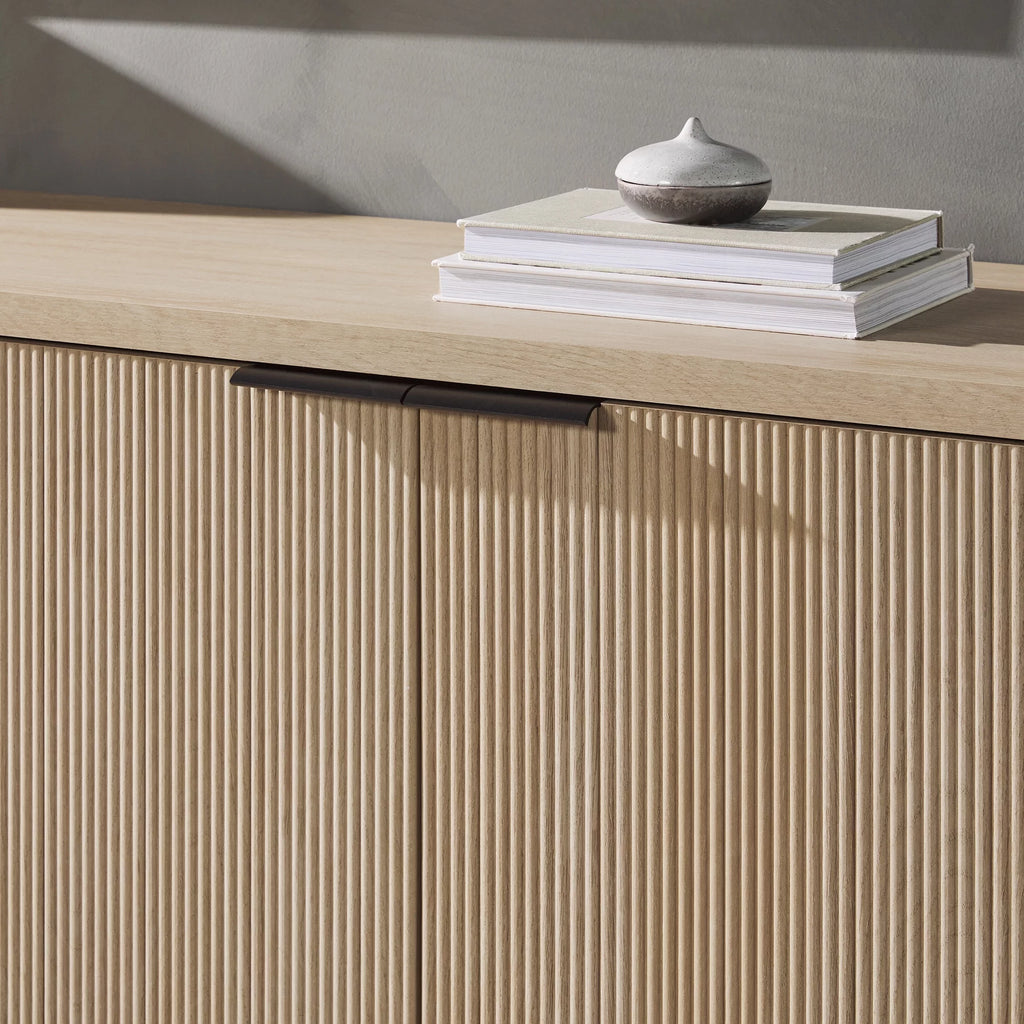 69” 4-Door Reeded-Front Sideboard C244378
