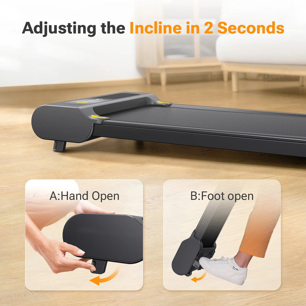 2 in 1 Under Desk Treadmill with Remote Control M7075