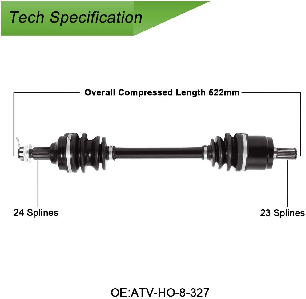 CV Axle Drive Shaft Assembly Front Right Pack of 2 P2160