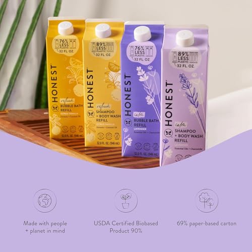 Foaming Bubble Bath, Tear-free, Hypoallergenic, Lavender, 12 fl oz Q24964