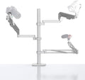 Desk Camera Mount Webcam Stand with Microphone Boom Arm Tripod M980