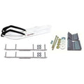 White Snowmobile Skis with 4.5 inch Shaper Bars Complete Kit T1792