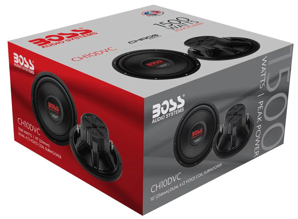 10" 1500W Car Subwoofer 4 Ohm (4 Pack) U35130