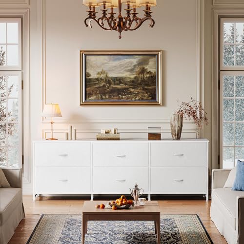 Rustic Brown 6 Drawer Dresser Y262817