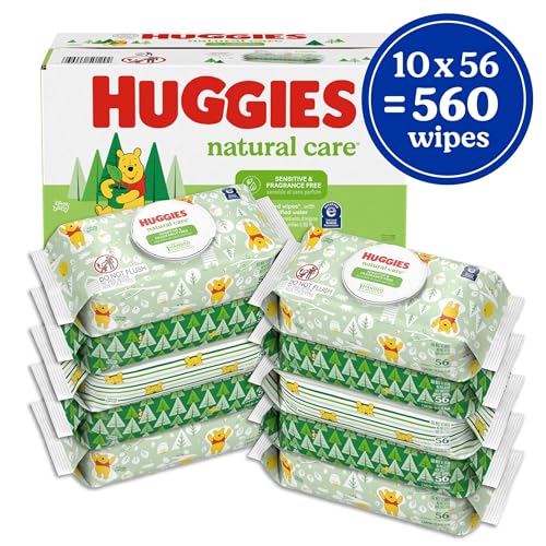Unscented Hypoallergenic Baby Wipes, 768 Wipes Total D9545