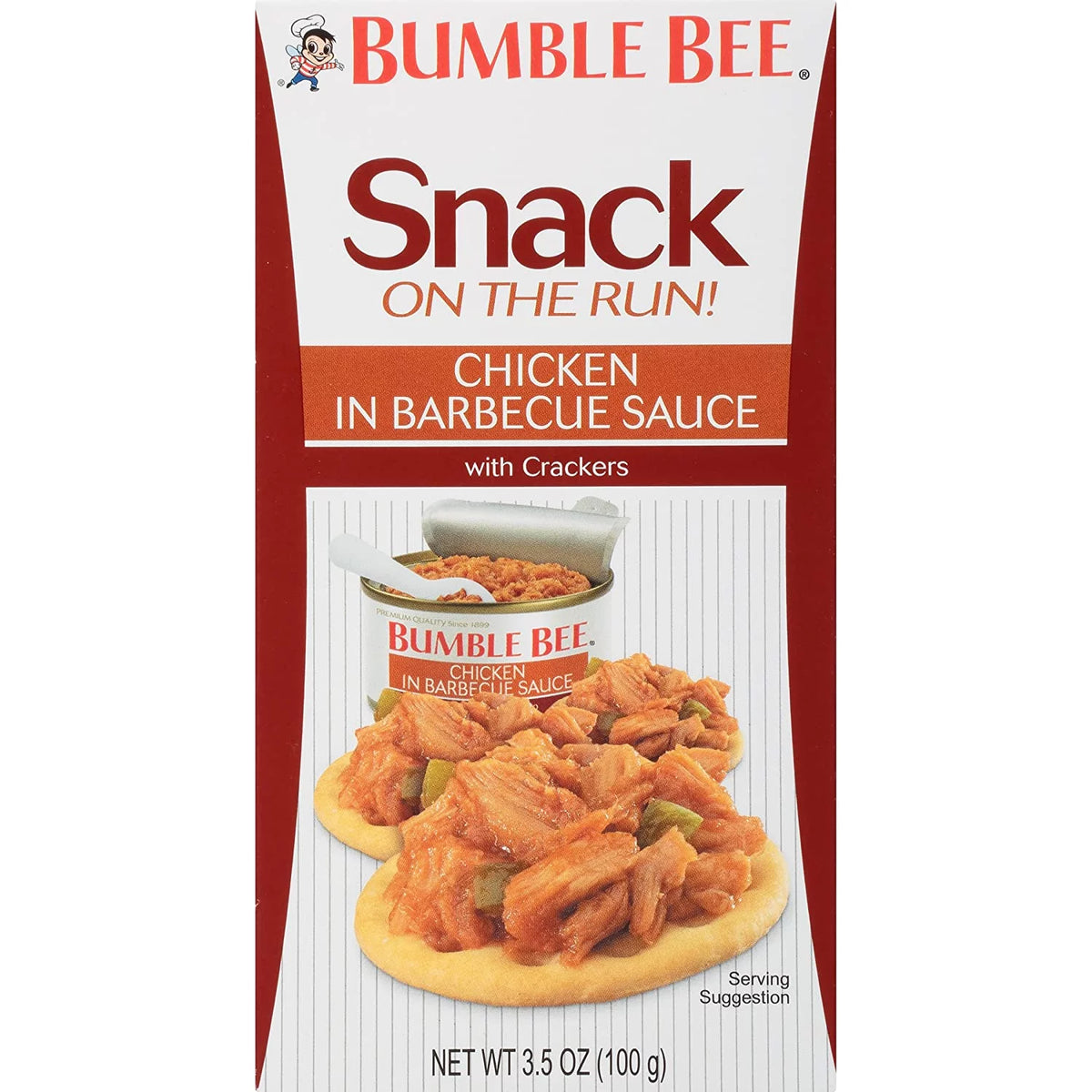 BBQ Chicken With Crackers Kit 3.5 Ounce Pack Of 12 I390