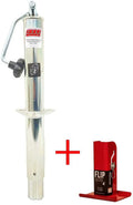 Zinc A-Frame Trailer Jack with 4" Flip Foot B208039