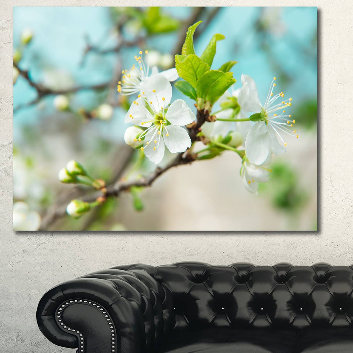 40 in. x 30 in. Modern Floral Large Canvas Art K43114