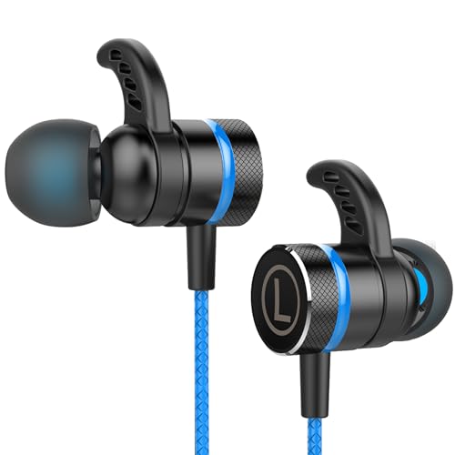 Gaming Earphones with Dual Audio Drivers, In-Line Mic and 3.5mm P44441
