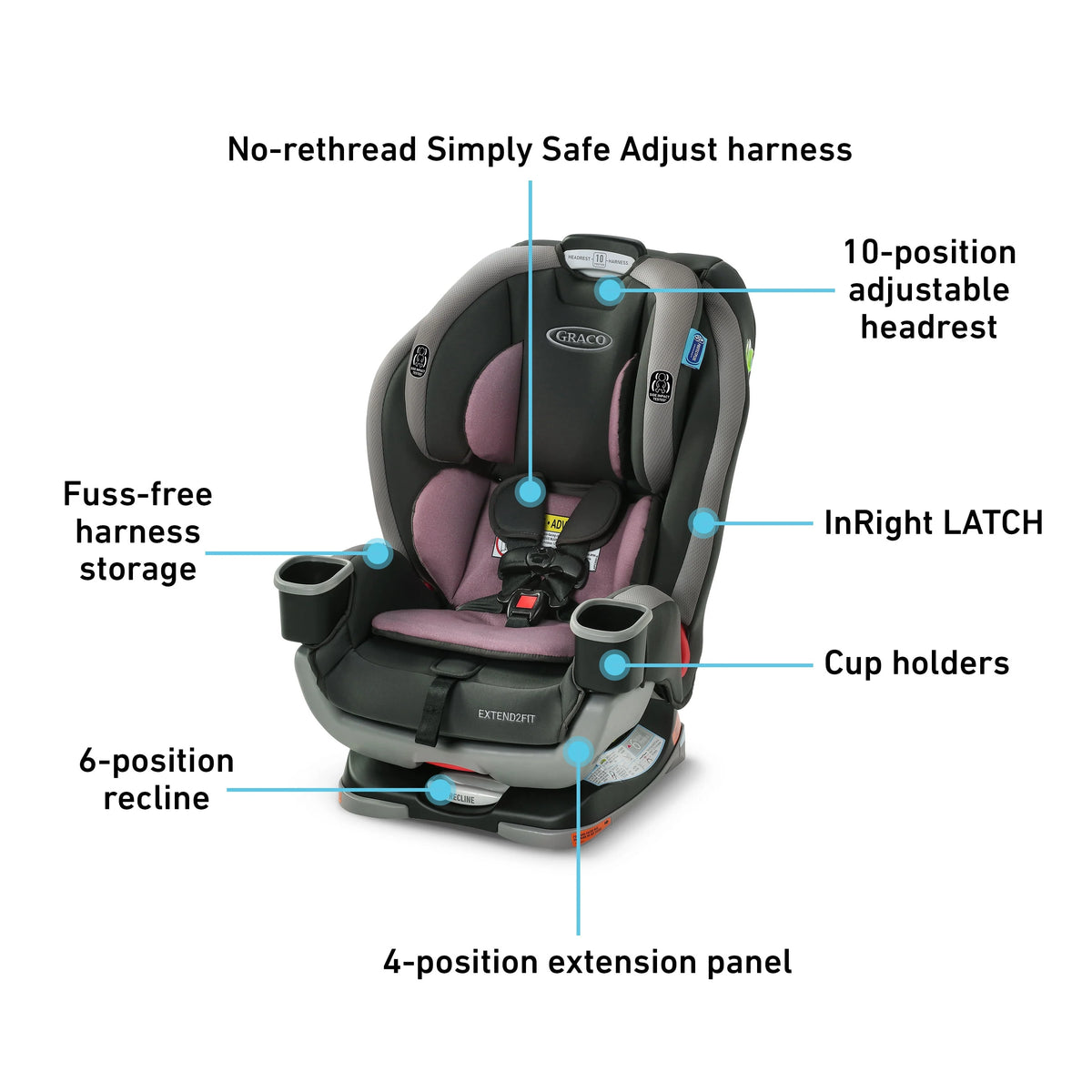 3-in-1 Convertible Car Seat I486782