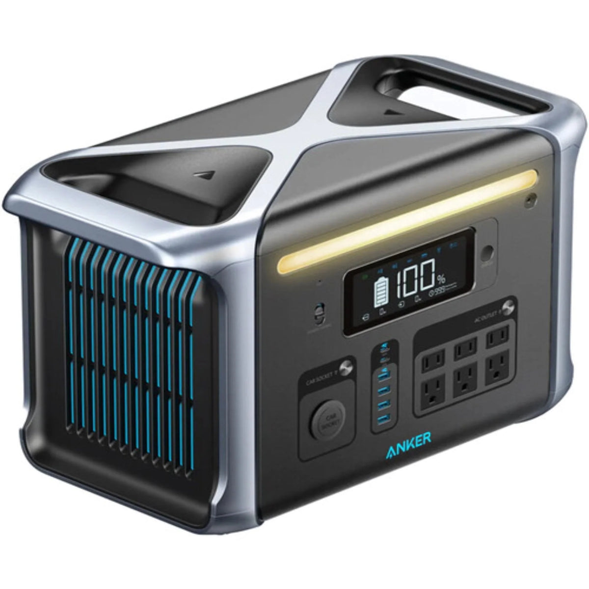Portable Power Station 1229Wh LiFePO4 Battery 1500W F1401