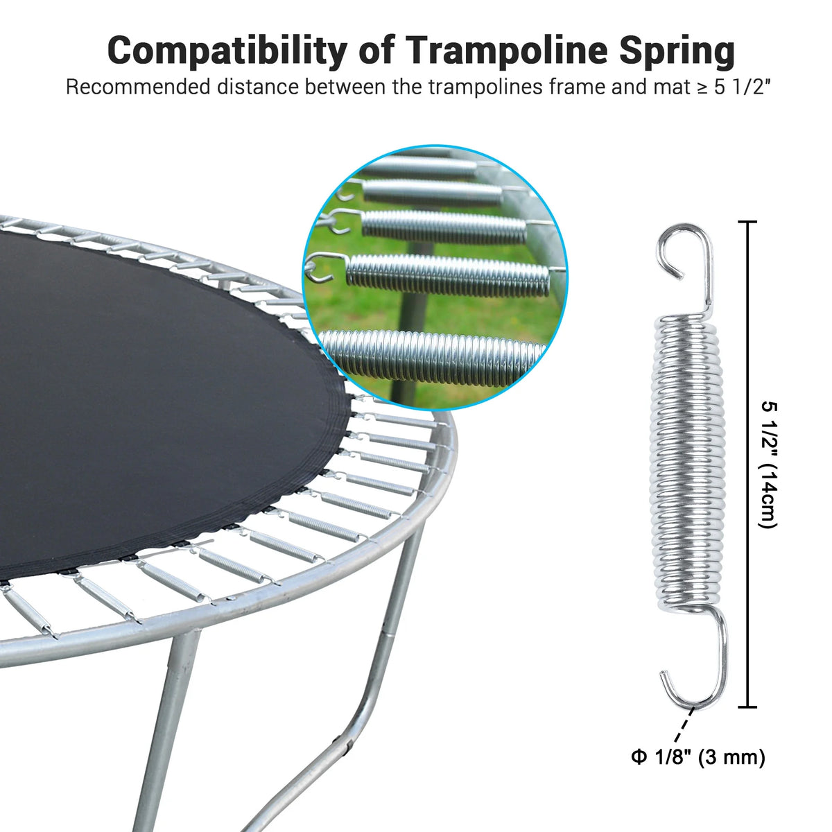 5.5 Trampoline Springs Pack of 80 U568646