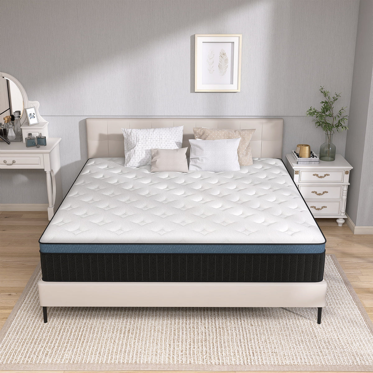 14 inch Full Hybrid Mattress with Gel Memory Foam I167