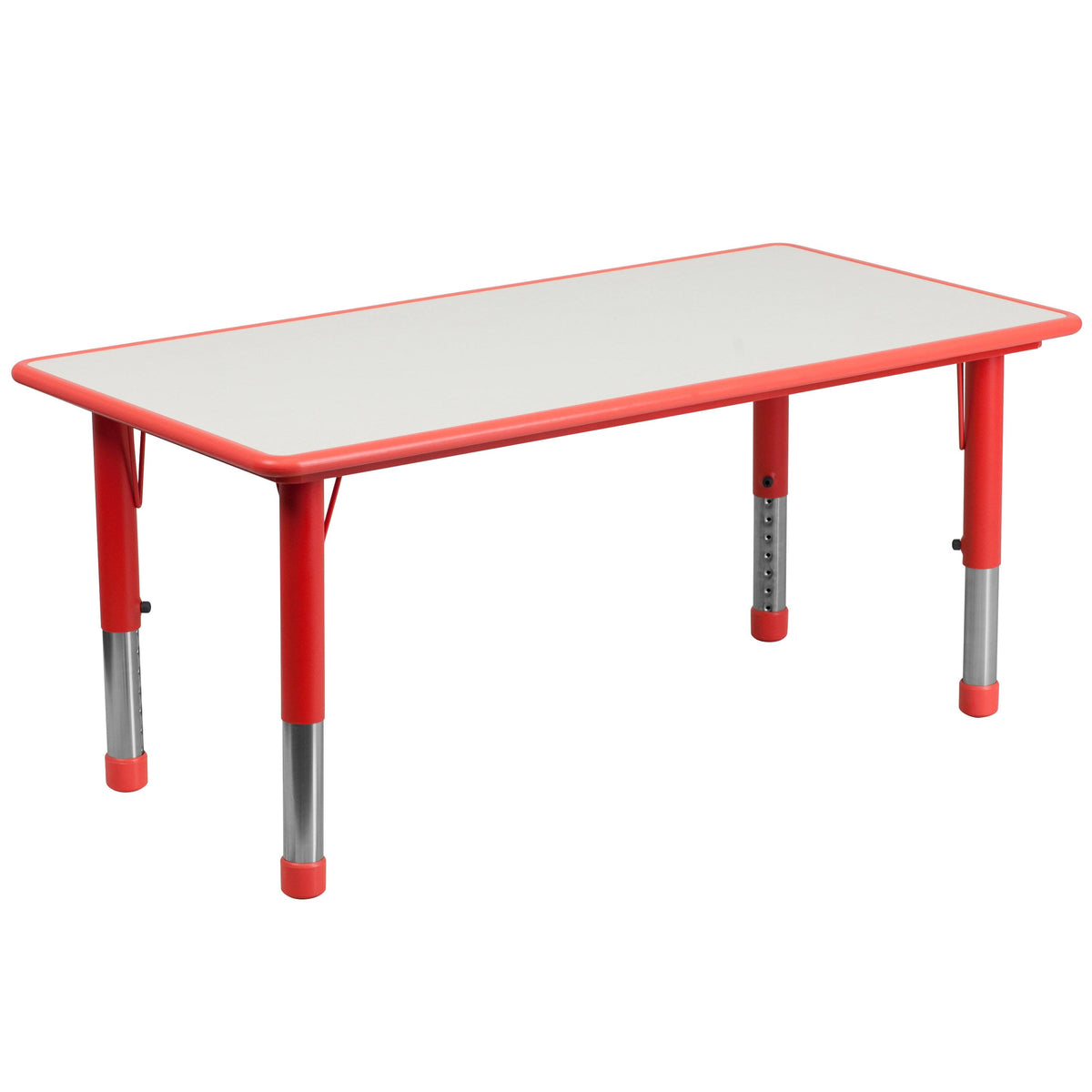 Height Adjustable Rectangular Plastic Activity Table T3439