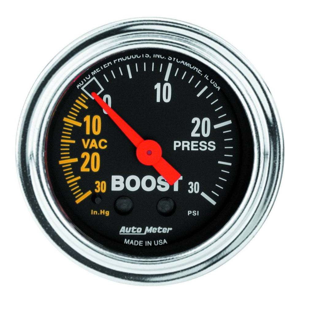 Chrome Mechanical Boost/Vacuum Gauge W50474