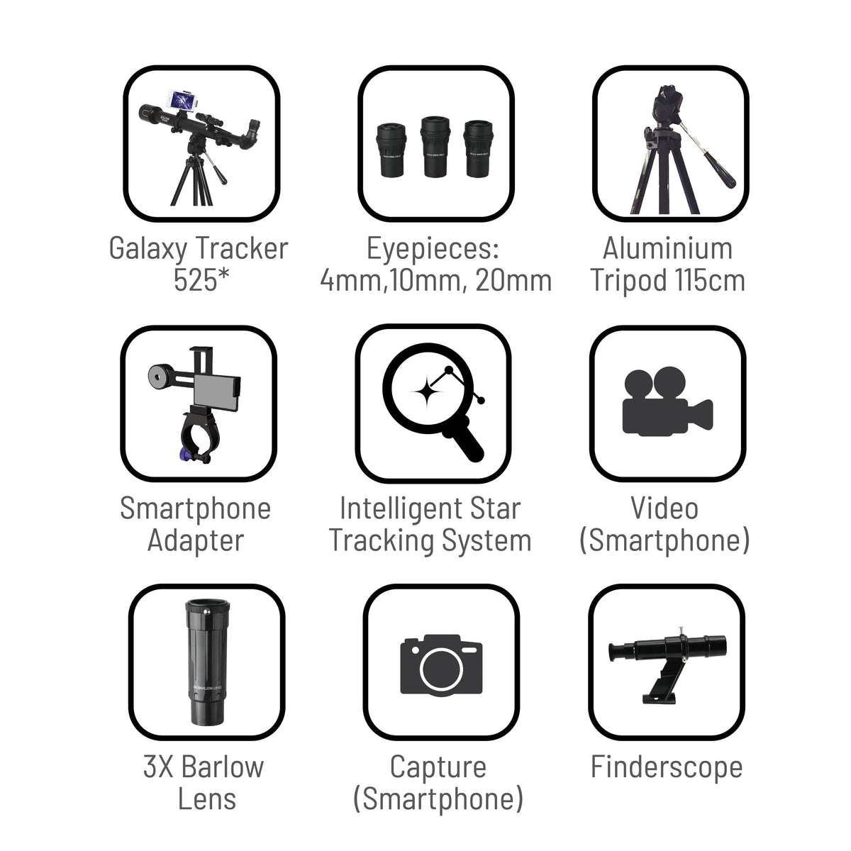 50Mm Wide Angle Hd Telescope With Aluminium Tripod U7112