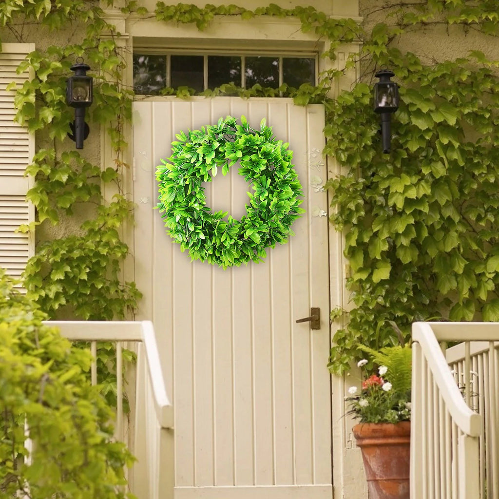 Artificial Green Hanging Wreath N214436