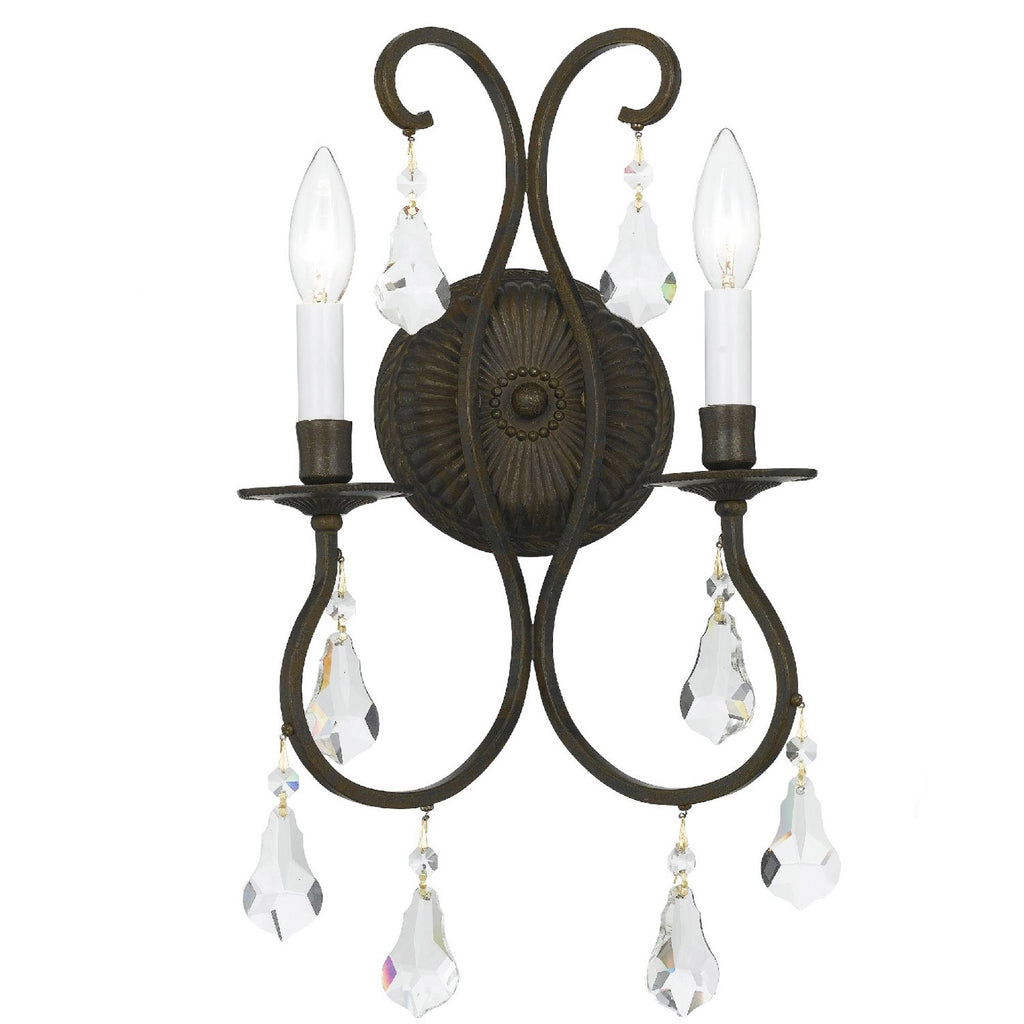 2 Light English Bronze Sconce J172706