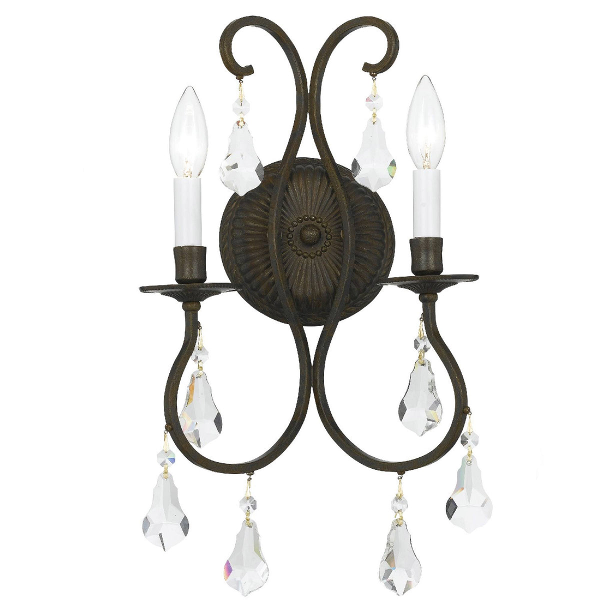 2 Light English Bronze Sconce J172706