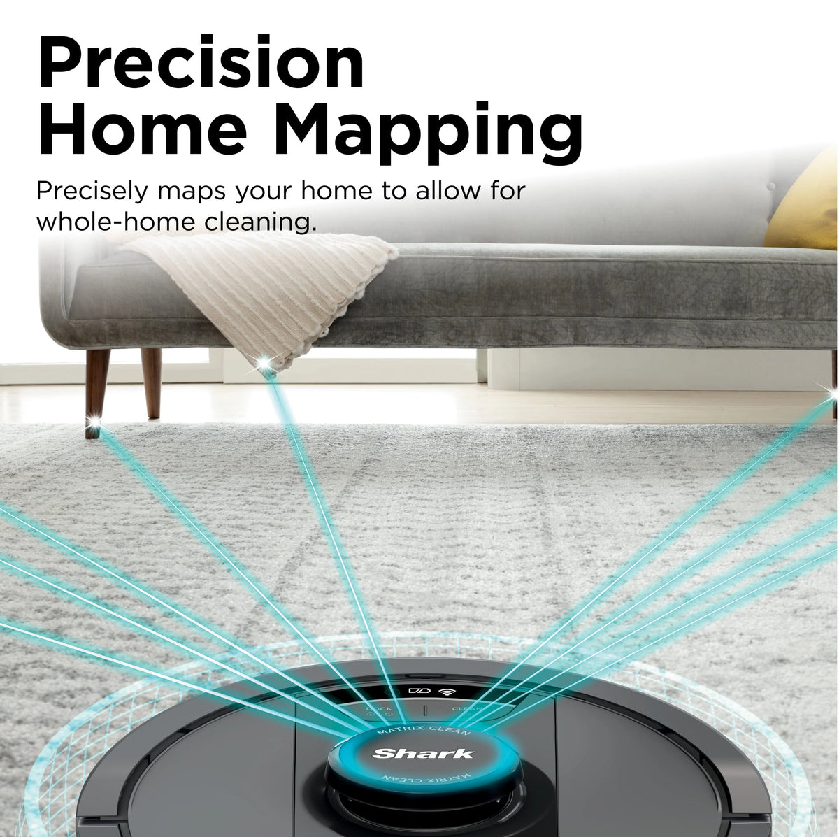 Bagless Robot Vacuum & Mop with Home Mapping T677791