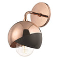 1 Light Wall Sconce Polished Copper/Black V992794