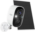Solar Powered Security Camera Wireless Outdoor WiFi 1080P Color Night Vision with Solar Panel P660