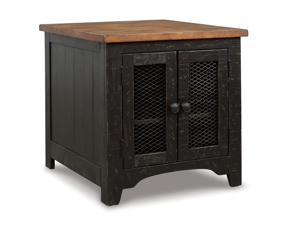 Black/Brown End Table I292