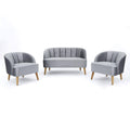3 Piece Velvet Chat Set H432