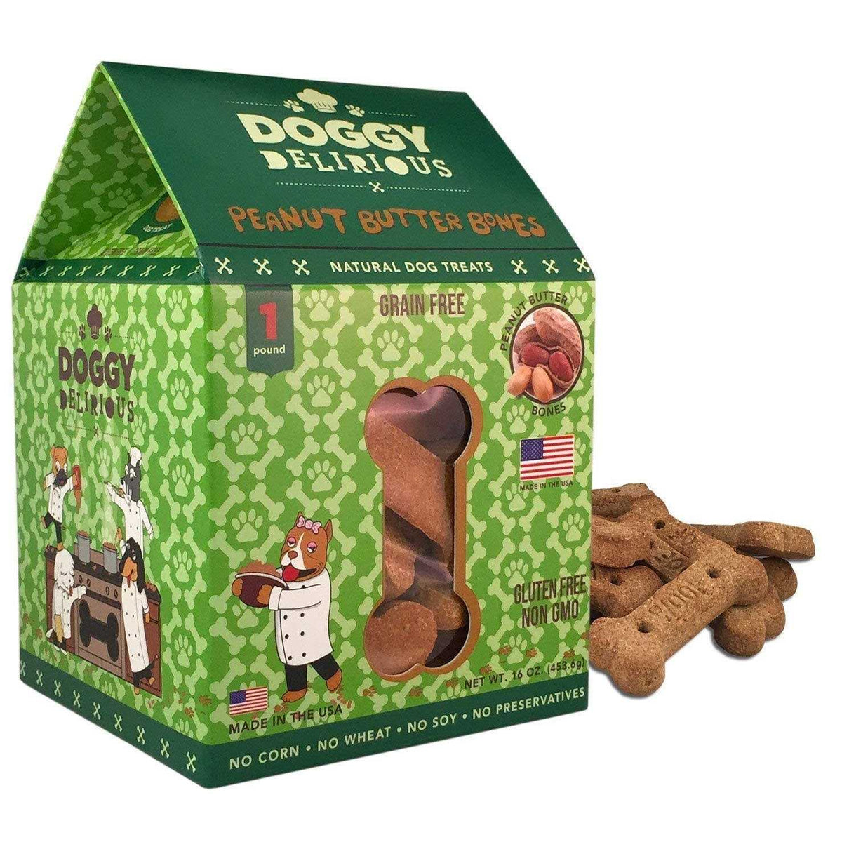 Grain Free Peanut Butter Dog Treats R747