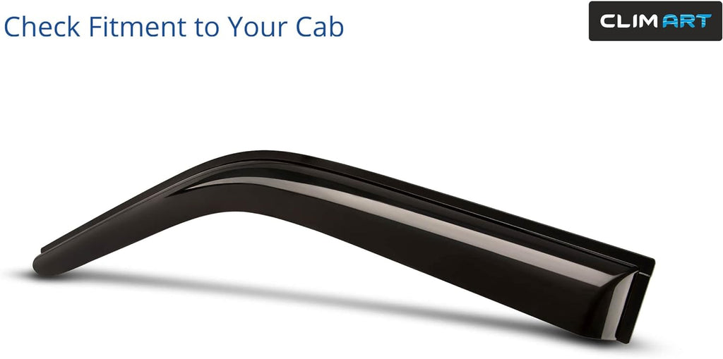 4pcs Dark Smoke Tape-on Window Deflectors H352060